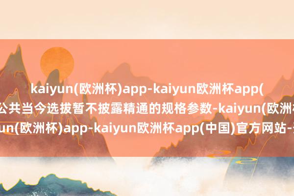 kaiyun(欧洲杯)app-kaiyun欧洲杯app(中国)官方网站-登录入口公共当今选拔暂不披露精通的规格参数-kaiyun(欧洲杯)app-kaiyun欧洲杯app(中国)官方网站-登录入口